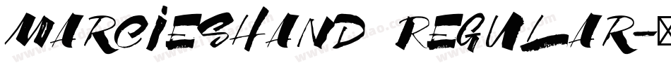 MarciesHand Regular字体转换